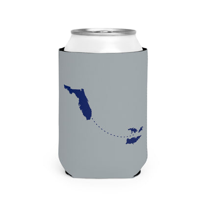 Tunnel Pass Can Cooler Sleeve - Dark Blue, Red, and Light Grey