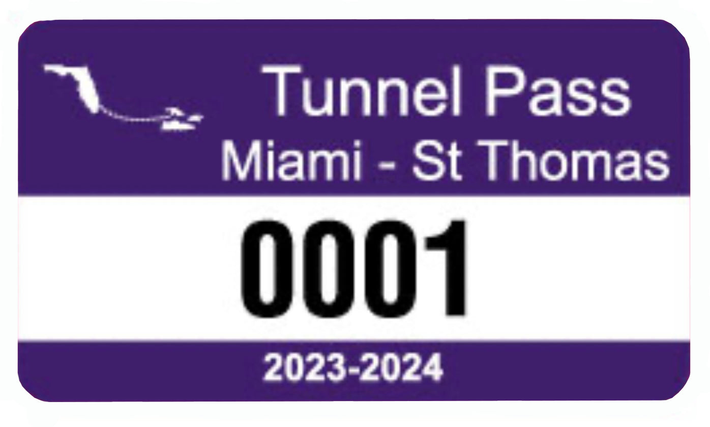 2023-2024 Tunnel Pass Miami - St. Thomas (Bright Violet)