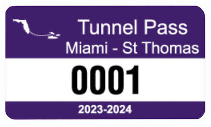 2023-2024 Tunnel Pass Miami - St. Thomas (Bright Violet)