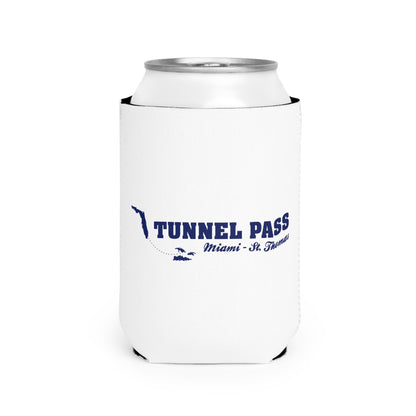 Tunnel Pass Can Cooler Sleeve - VI Blue and VI Flag