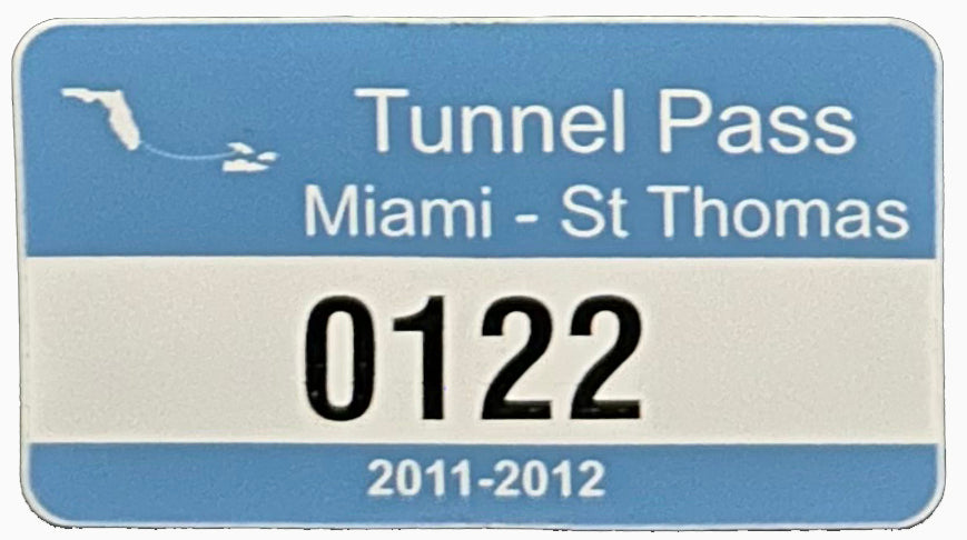 2011-2012 Tunnel Pass Miami - St. Thomas (Sky Blue)