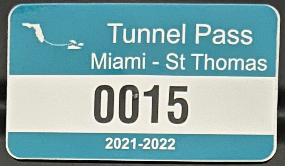 2021-2022 Tunnel Pass Miami - St. Thomas (Seafoam Aqua)