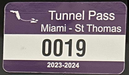 2023-2024 Tunnel Pass Miami - St. Thomas (Bright Violet)