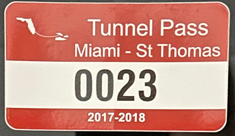 2017-2018 Tunnel Pass Miami - St. Thomas (Red Habanero)