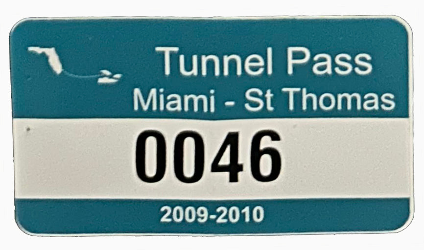 2009-2010 Tunnel Pass Miami - St. Thomas (Seafoam Aqua)